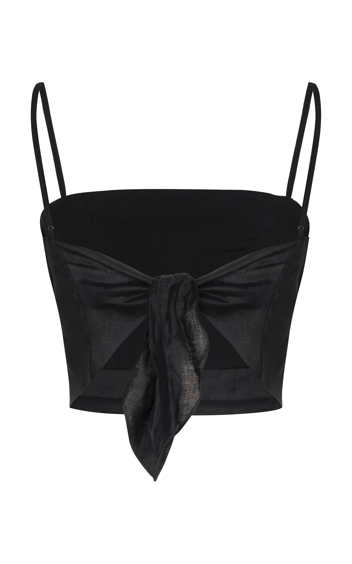 LINEN APPLIQUE TIE KNOT SET