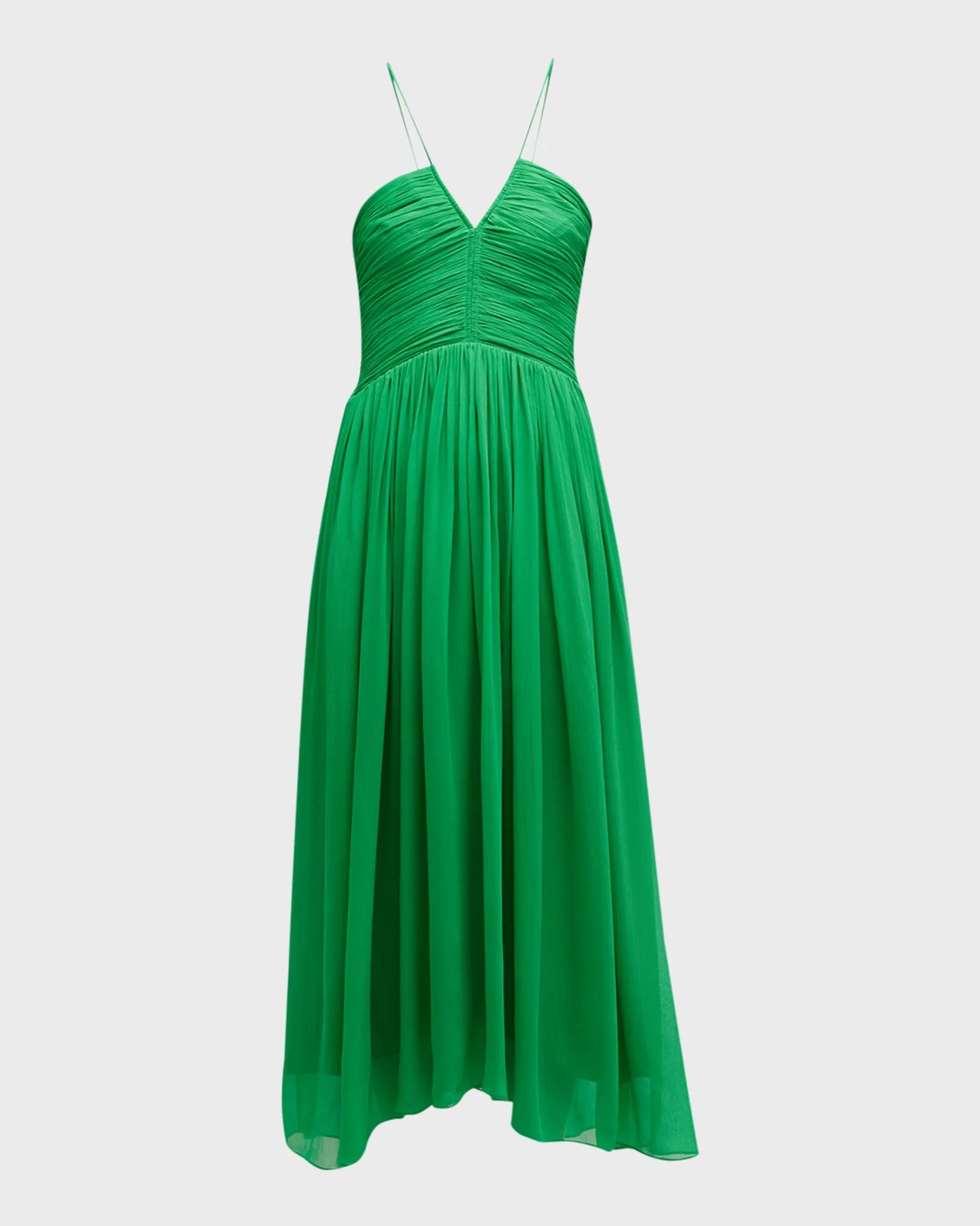 RUMI RUCHED MIDI DRESS