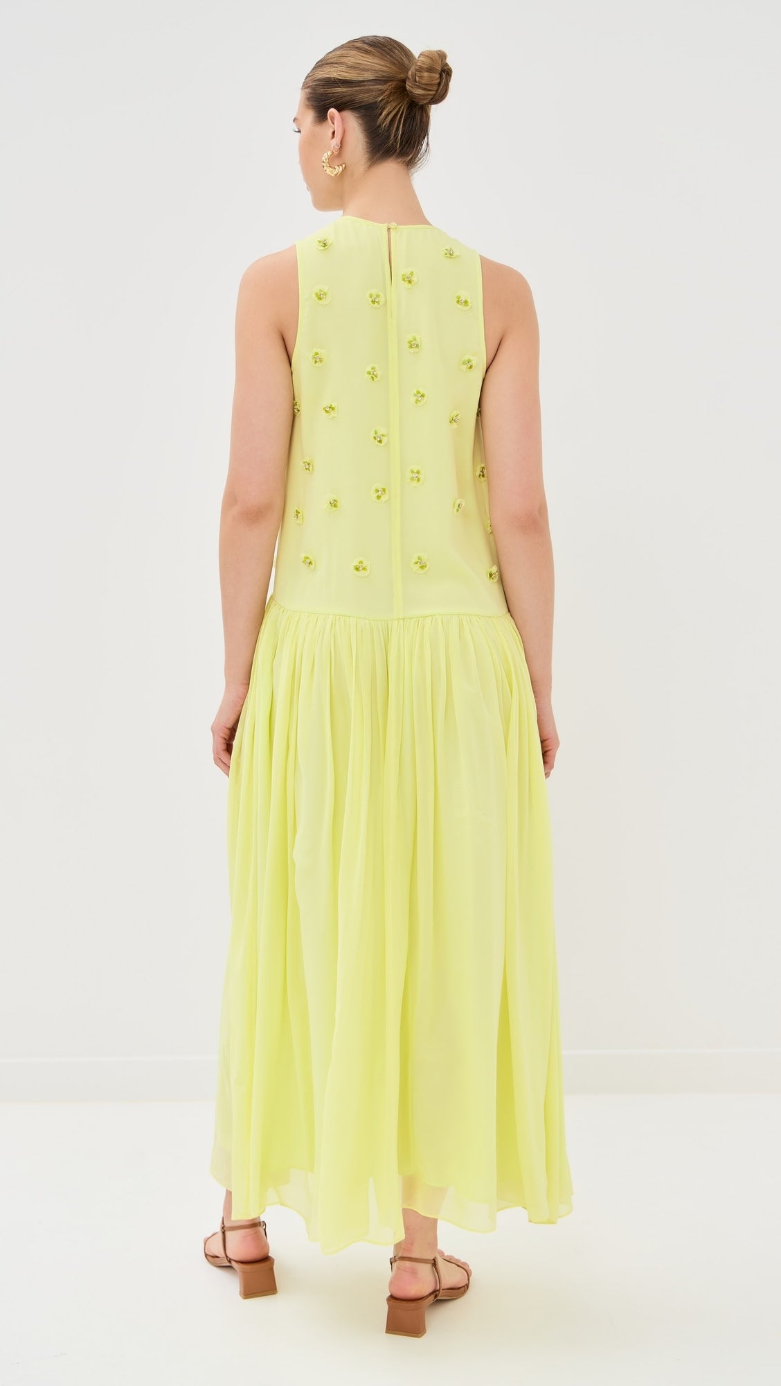 ELINA LIME DRESS