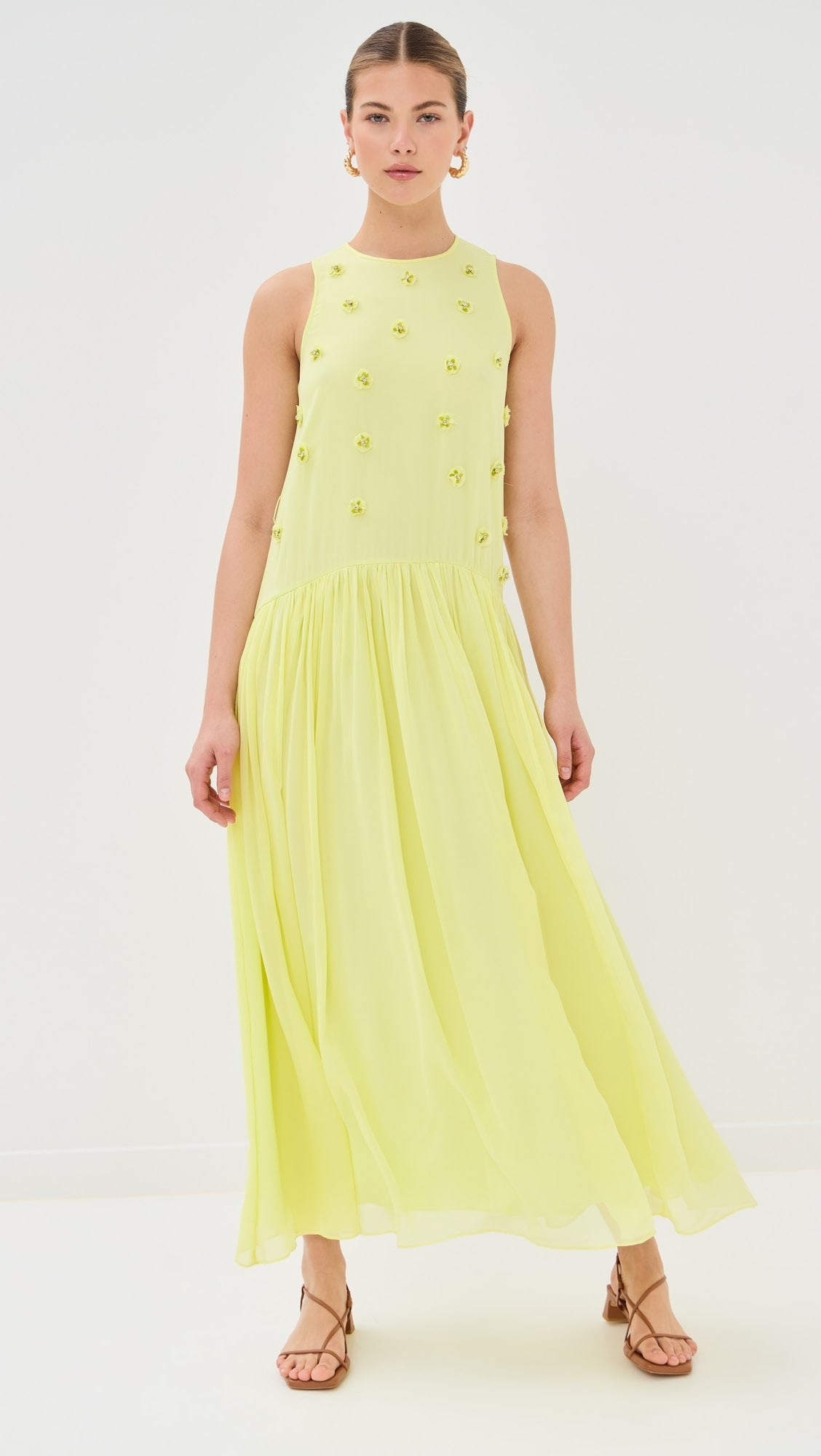 ELINA LIME DRESS