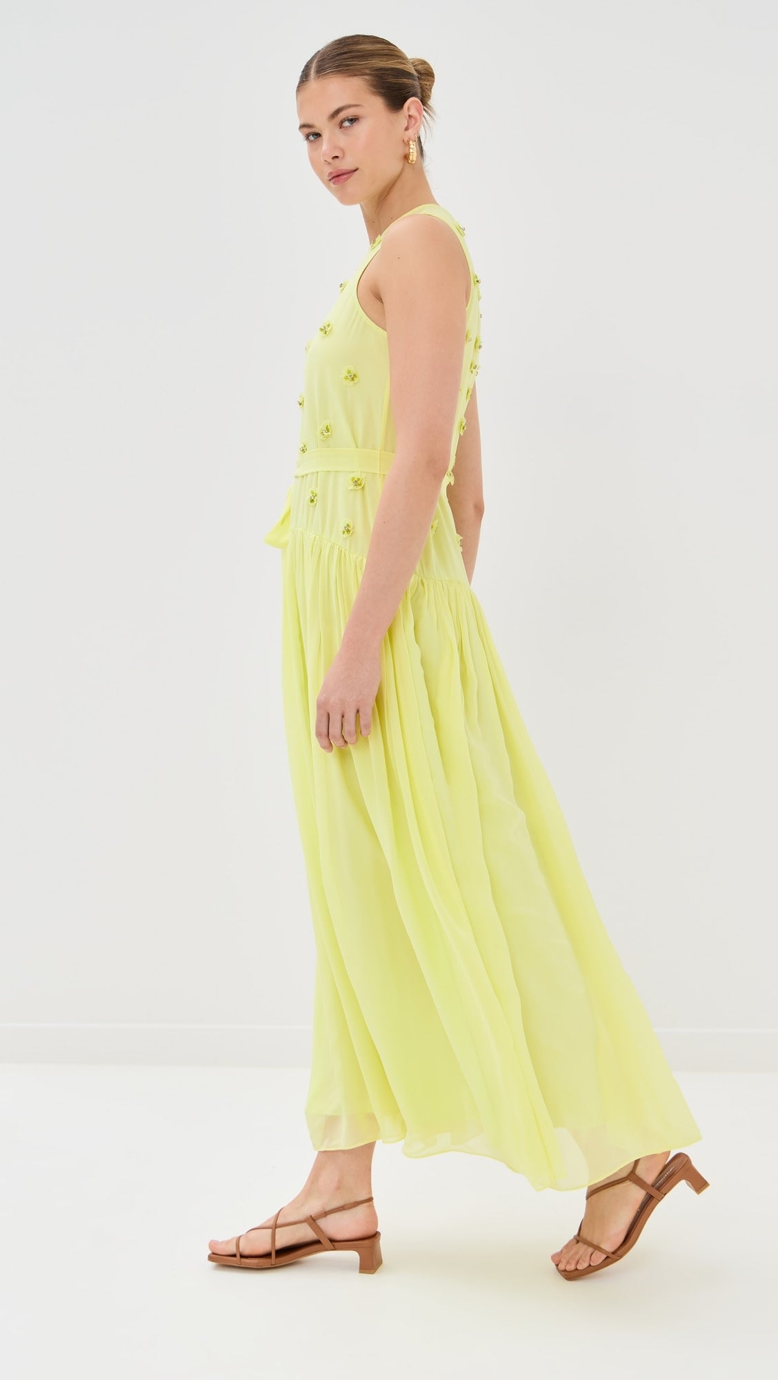 ELINA LIME DRESS