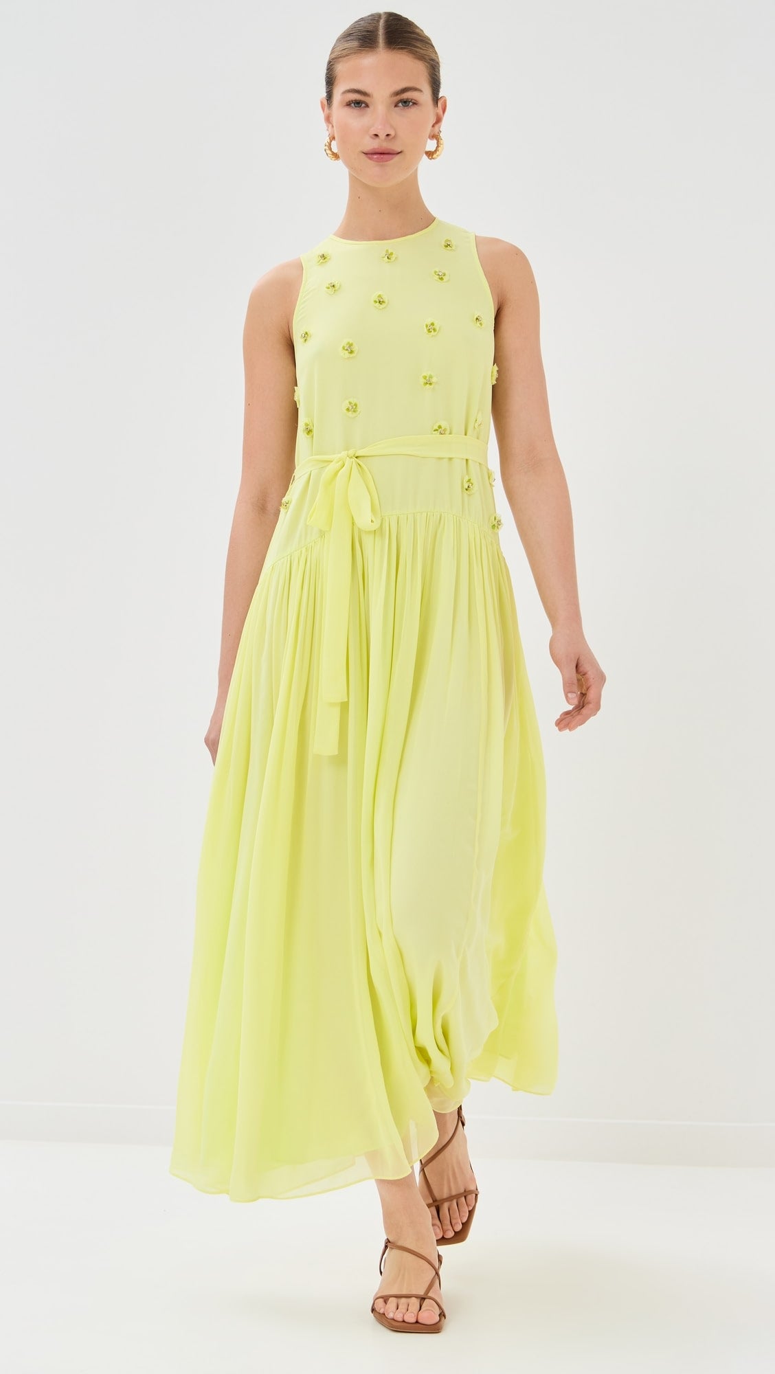 ELINA LIME DRESS