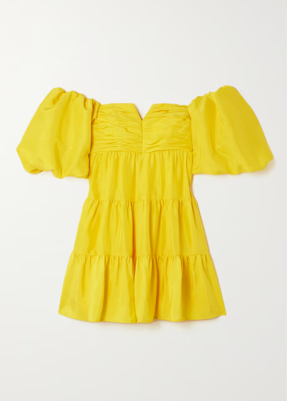REBECCA YELLOW MINI DRESS