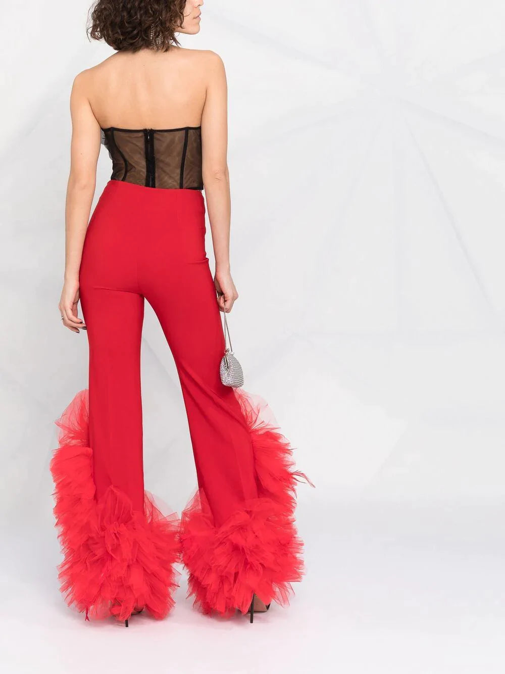 BLACK TULLE PANTS