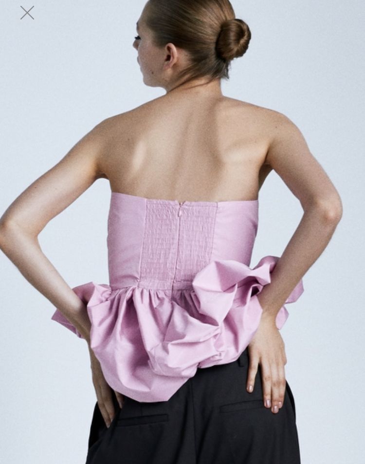 PEPLUM OFF SHOULDER TOP