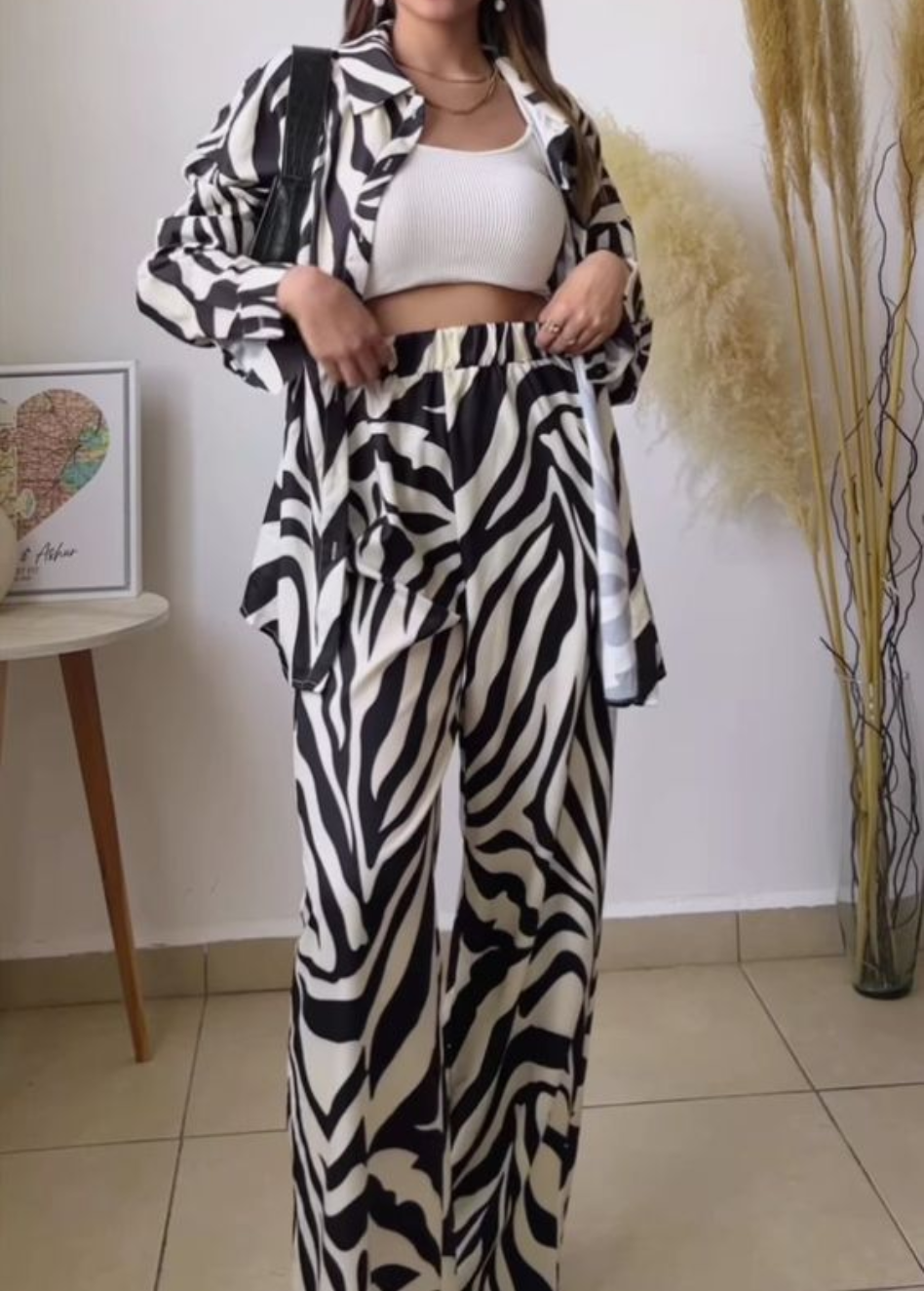 BEST SELLING ZEBRA PRINT CO-ORD