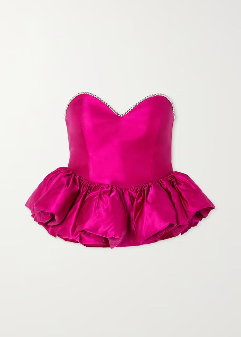 HOT PINK PEPLUM TOP