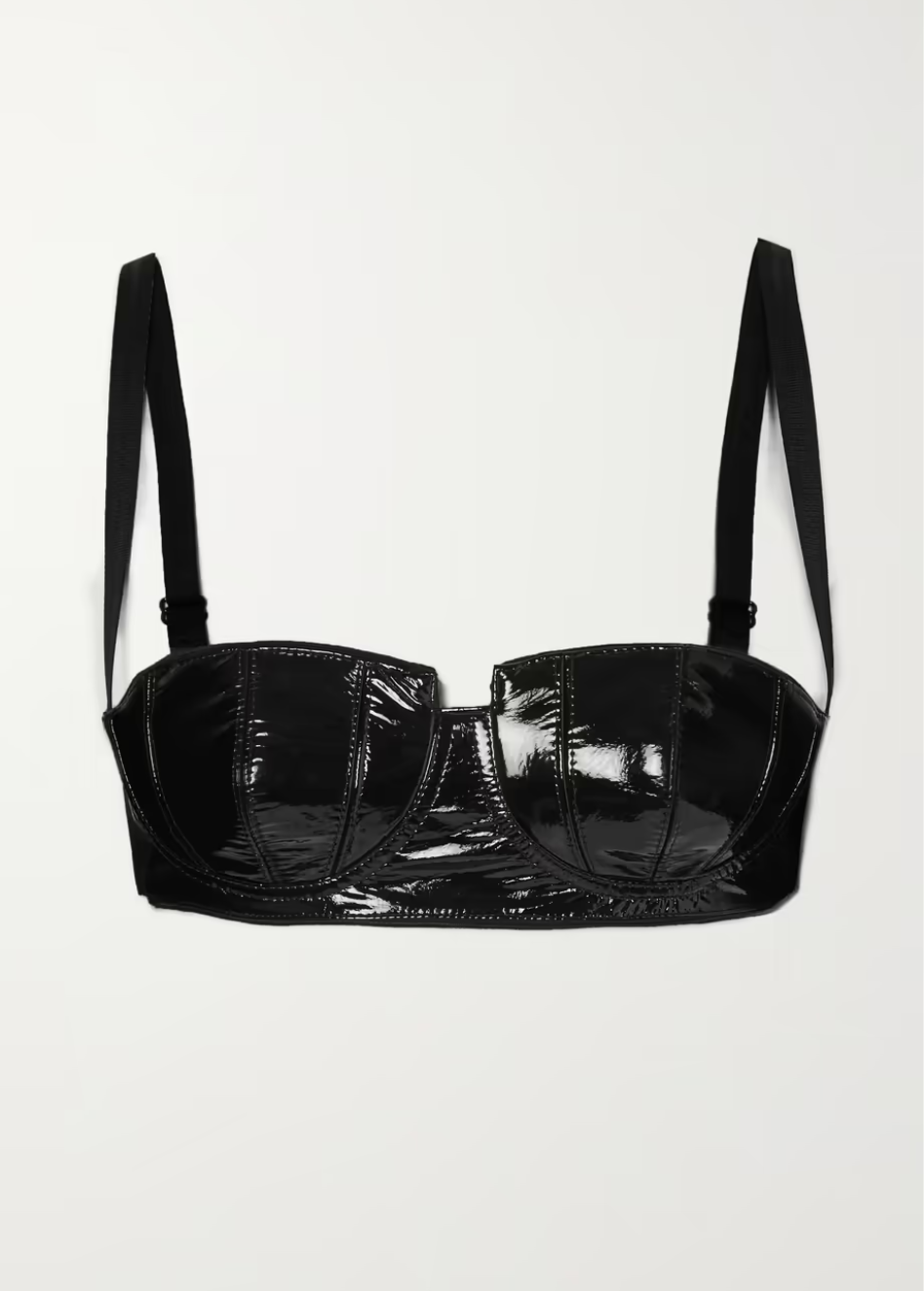 PU LEATHER BLACK PARTY CO-ORD