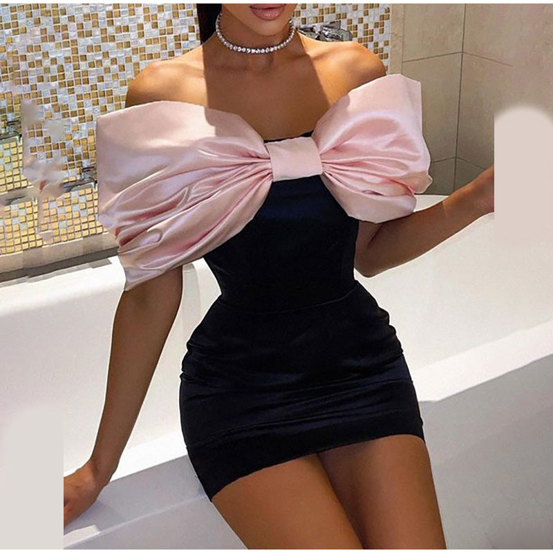 Pink Bowknot Dress