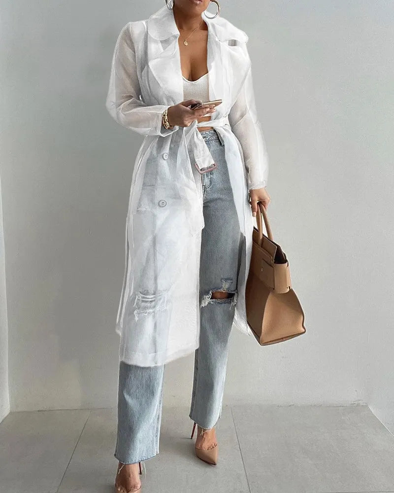 AUTUMN NEW TULLE COAT