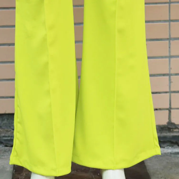 SOLID BOTTOM STRAIGHT PANT NEON