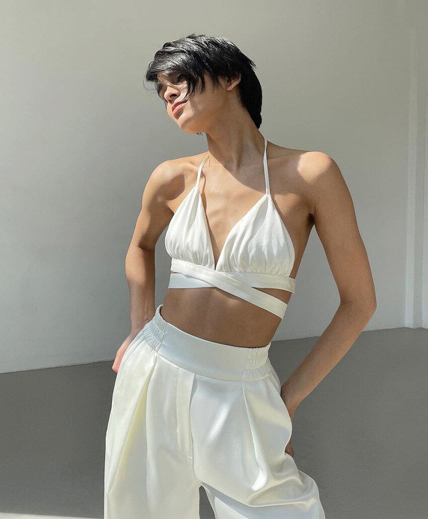 3 PIECE SATIN CO-ORD