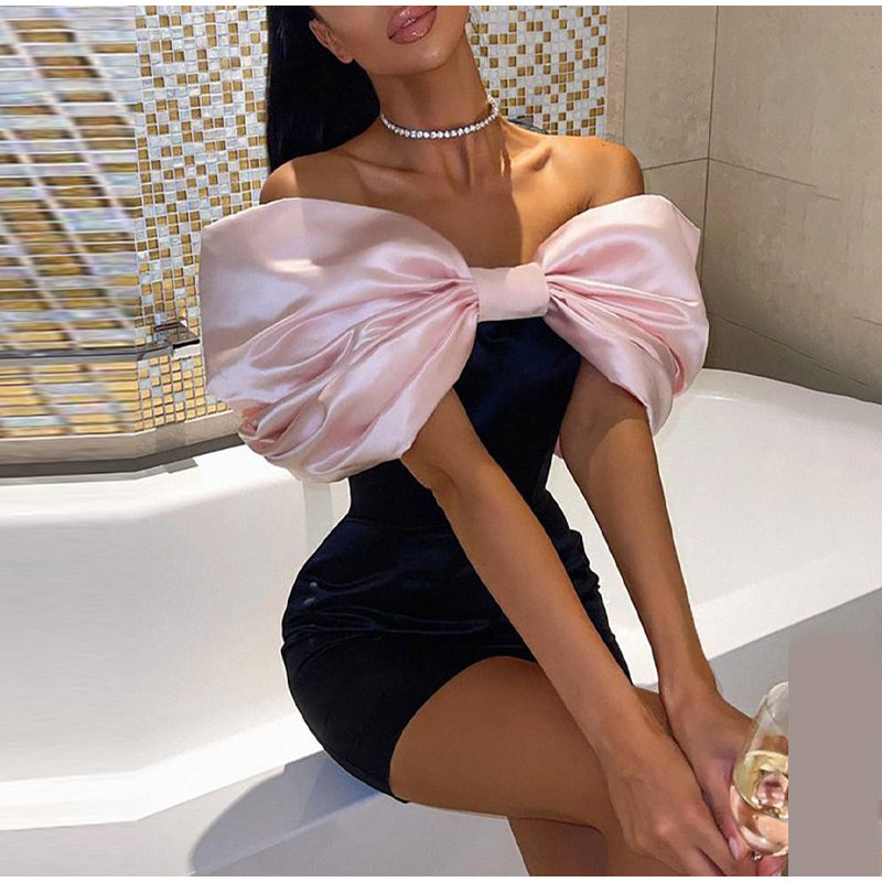Pink Bowknot Dress