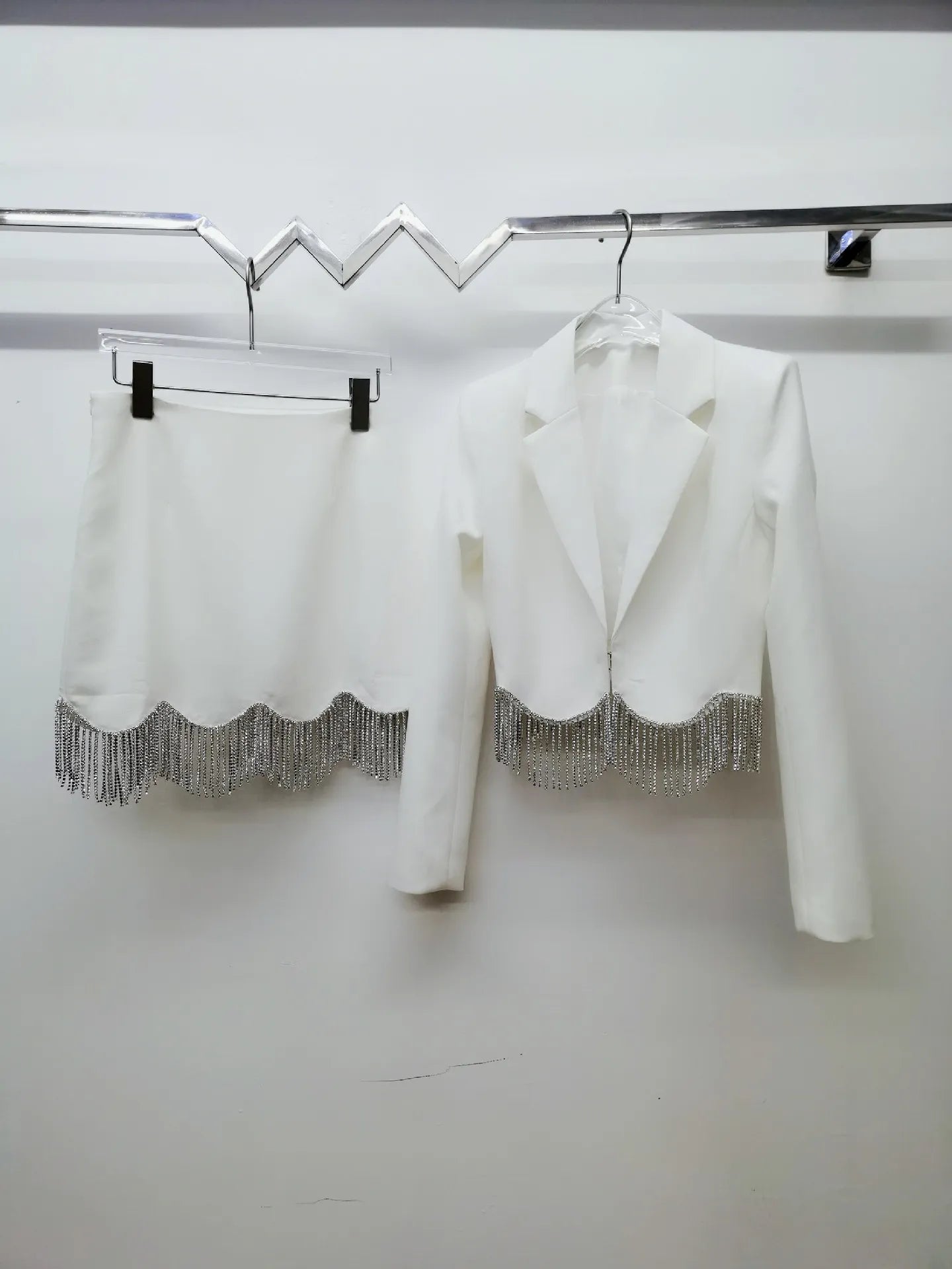 RHINESTONE EMBEDDED CO-ORD SET
