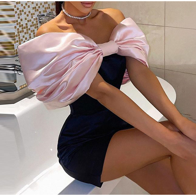 Pink Bowknot Dress