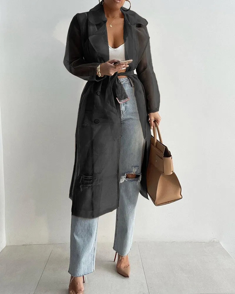 AUTUMN NEW TULLE COAT