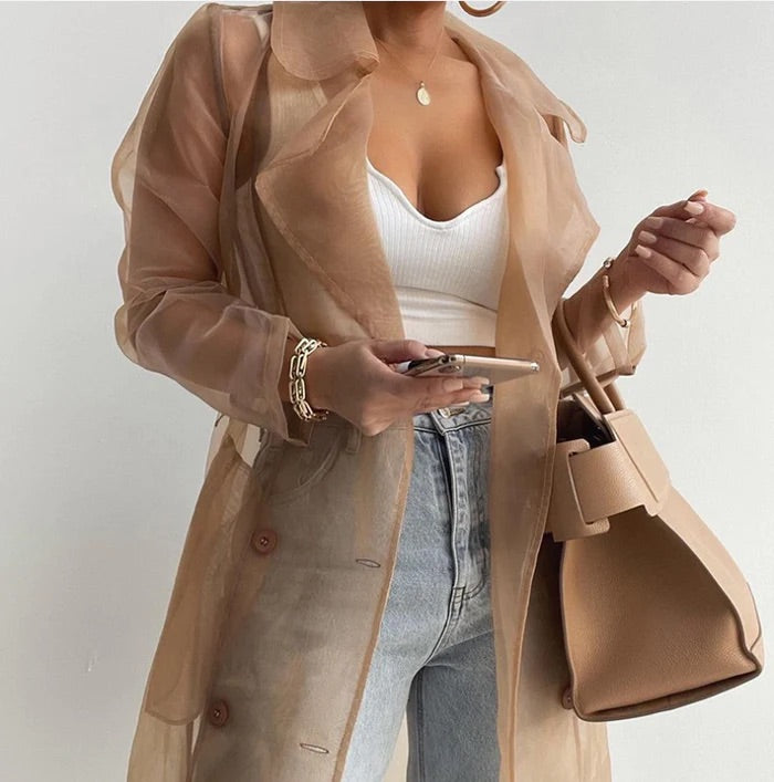 AUTUMN NEW TULLE COAT