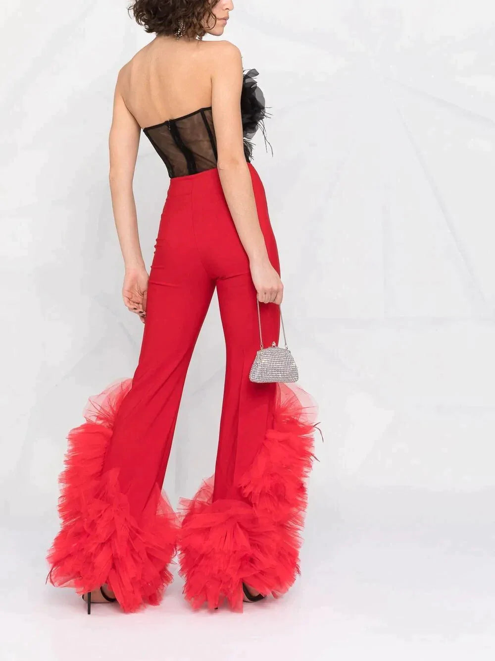 BLACK TULLE PANTS