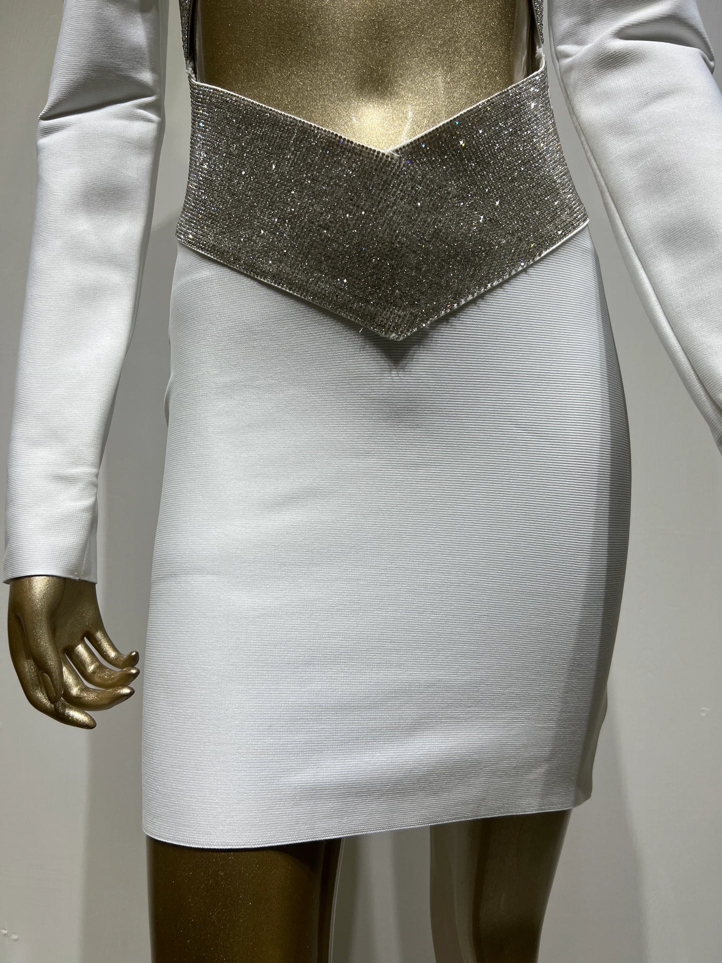 VESTIDOS RHINESTONE DRESS