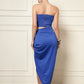 DRAPED SKIRT WITH EMBELLISHED TOP SET