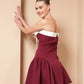CHERRY BOW TIE CAMILE DRESS