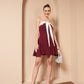 CHERRY BOW TIE CAMILE DRESS