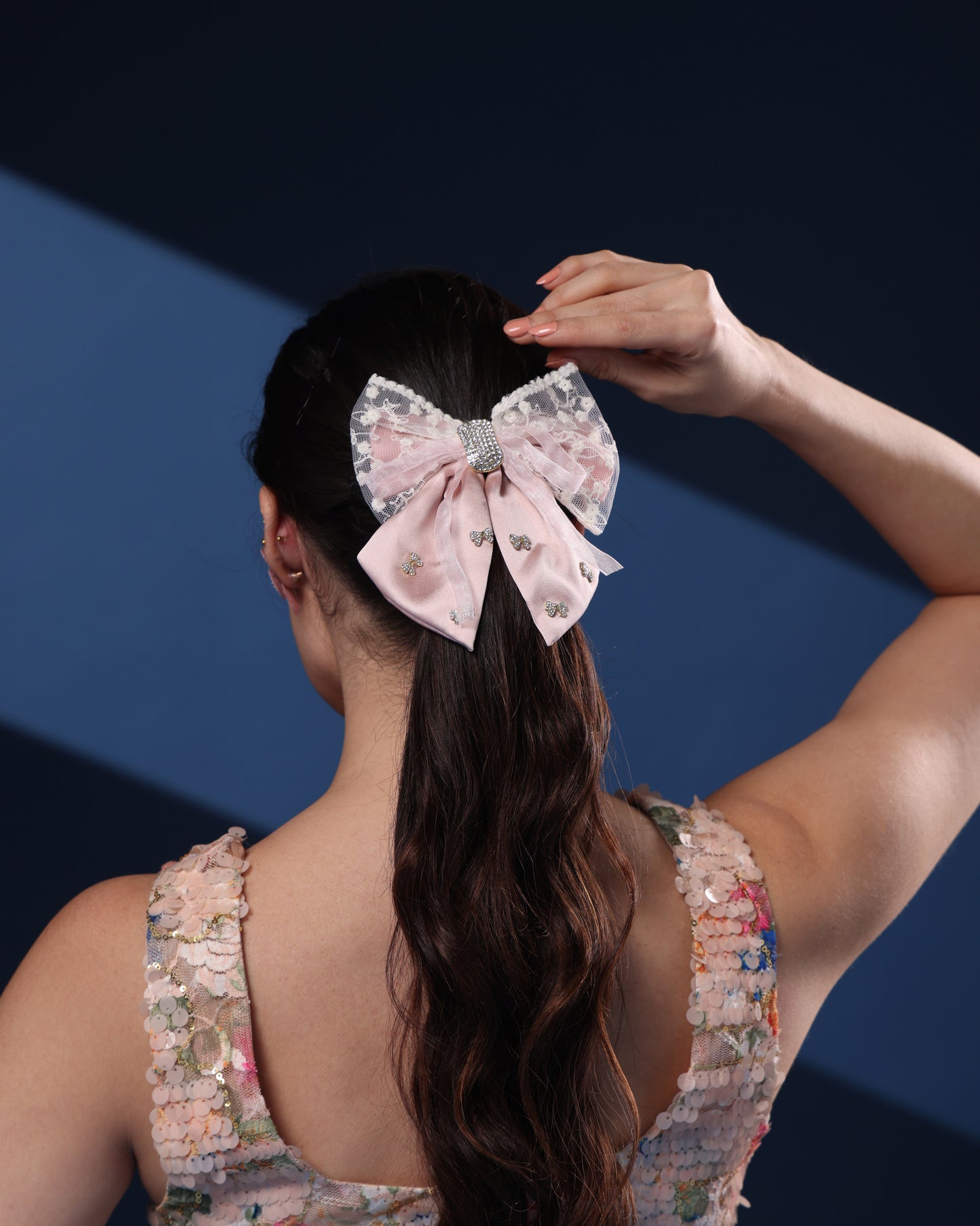 LUXE SATIN BOW TRIO