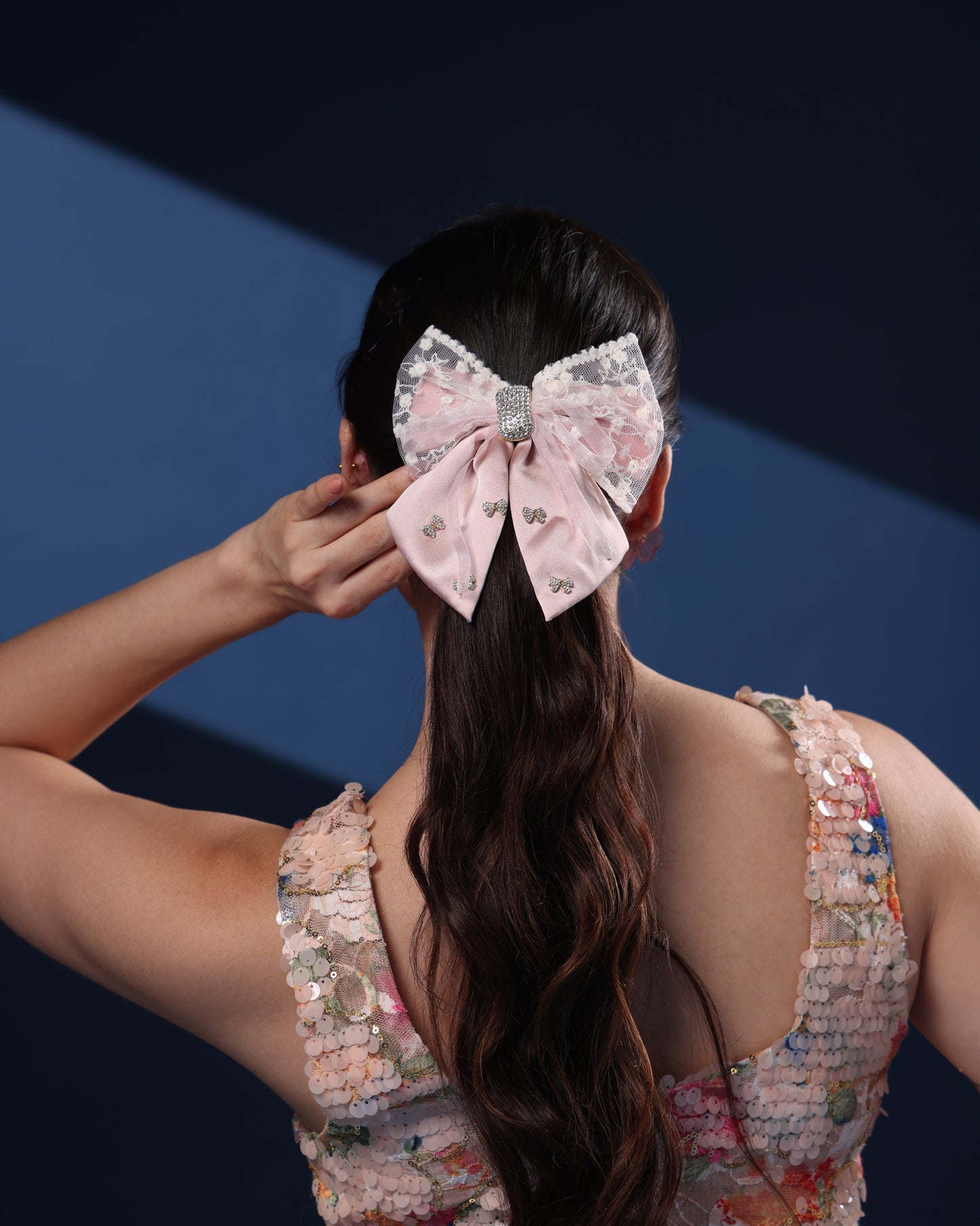 LUXE SATIN BOW TRIO