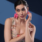 PINK PANSY PETAL EARRINGS