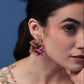 TE AMO ROSE STUDS