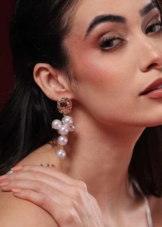 BEAD DROPLET EARRINGS