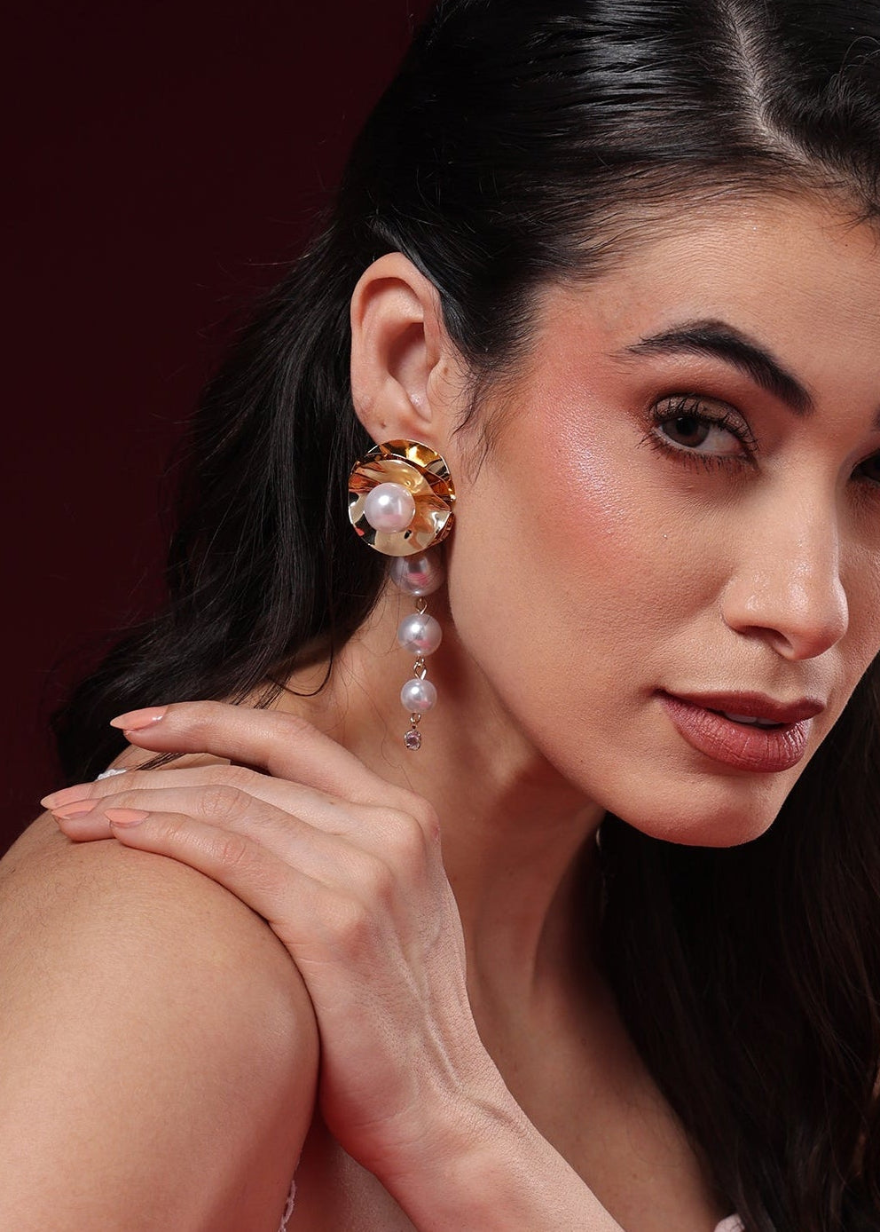 NOVOO DROP BEAD EARRING