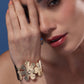 FLORAL BANGLE BRACELET