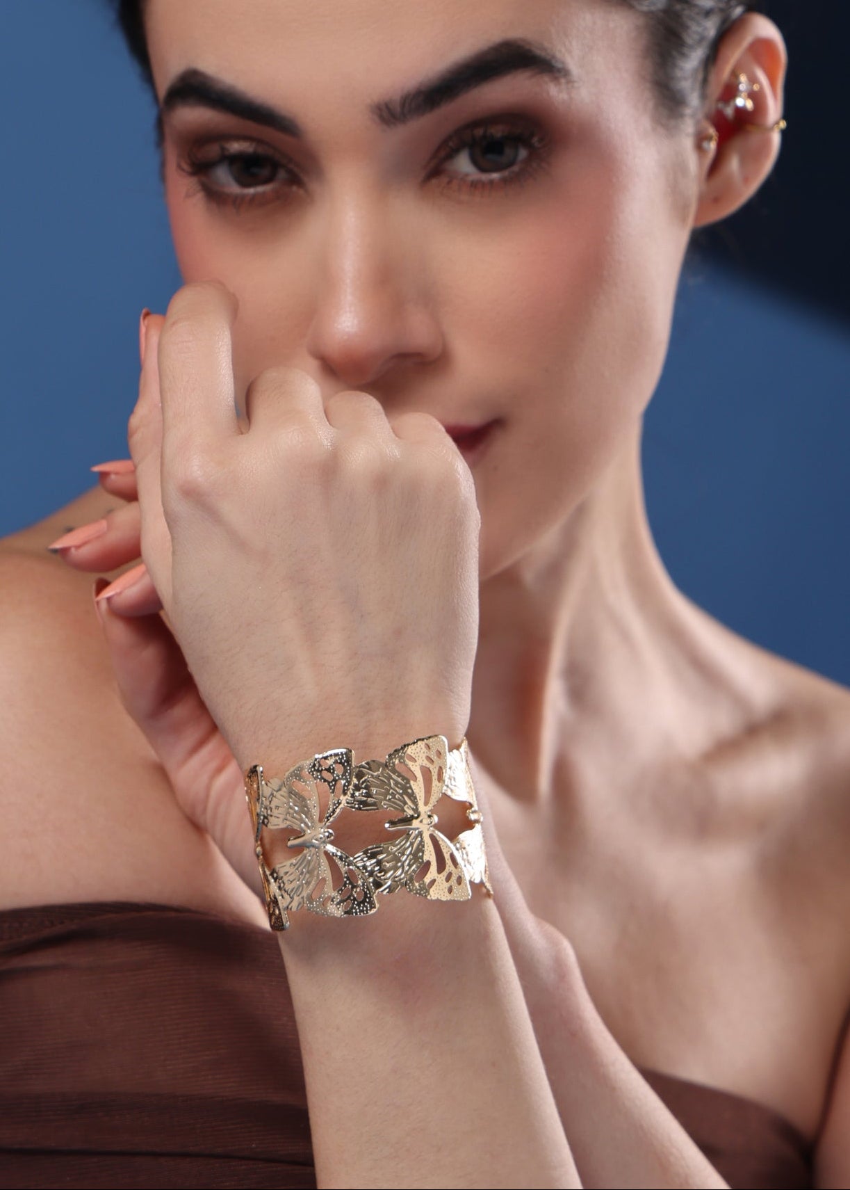 BUTTERFLY BANGLE BRACELET