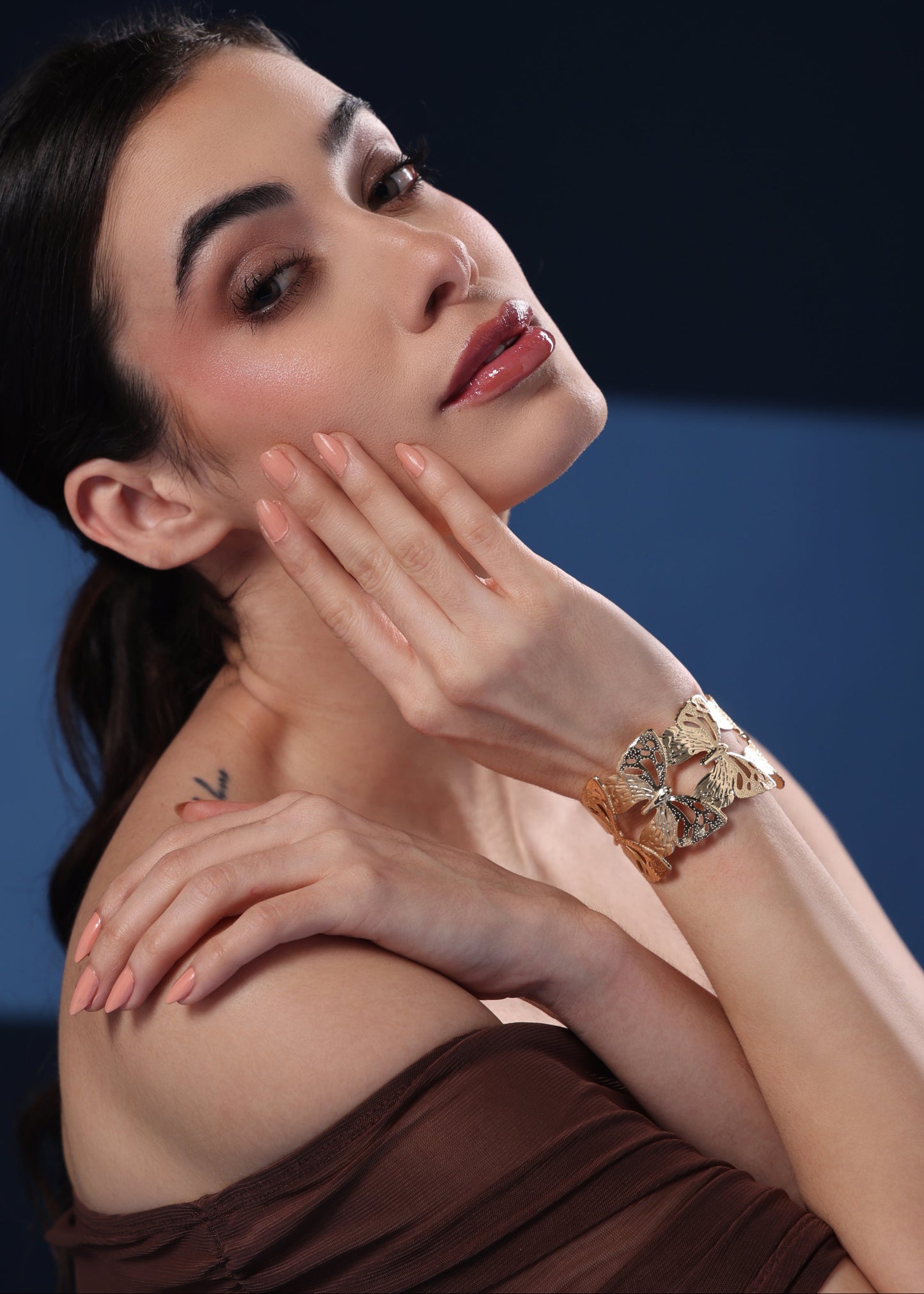 BUTTERFLY BANGLE BRACELET