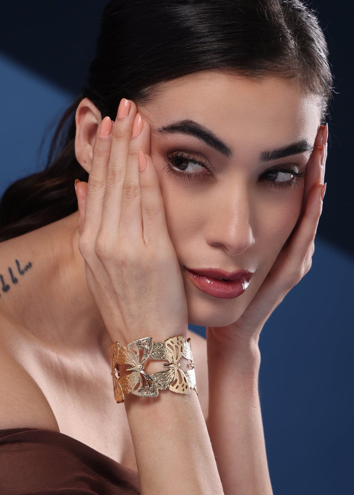 BUTTERFLY BANGLE BRACELET