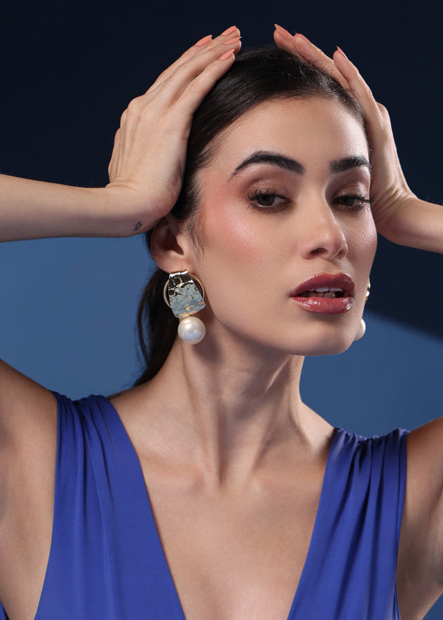 PEARL DROPLET EARRINGS