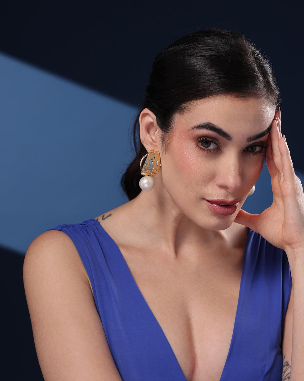 PEARL DROPLET EARRINGS