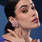 DAISY BABY PINK STUDS