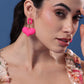 PINK HEART EARRINGS