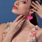 PINK HEART EARRINGS