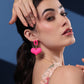 PINK HEART EARRINGS