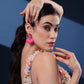 PINK HEART EARRINGS
