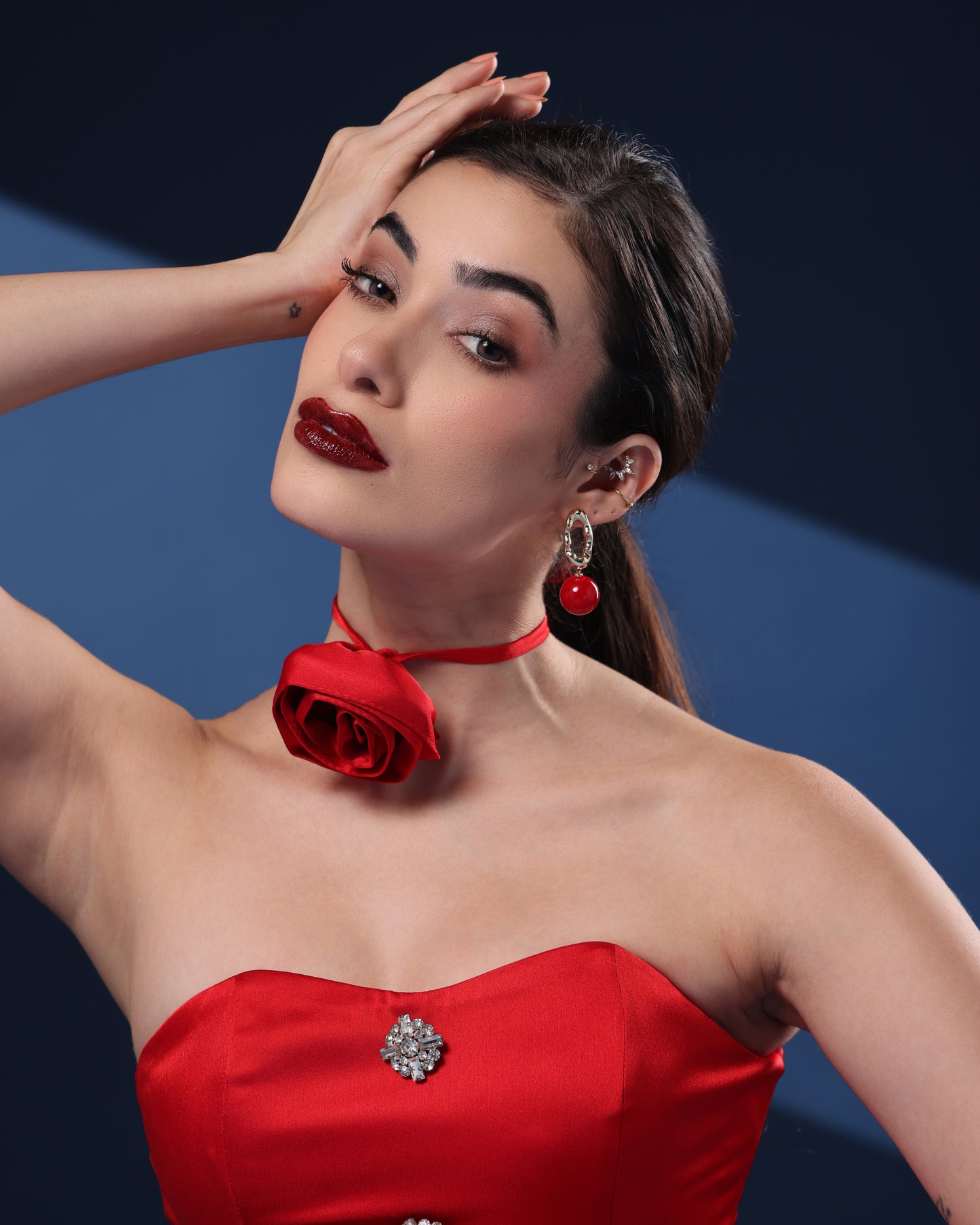 CHERRY DROP EARRINGS