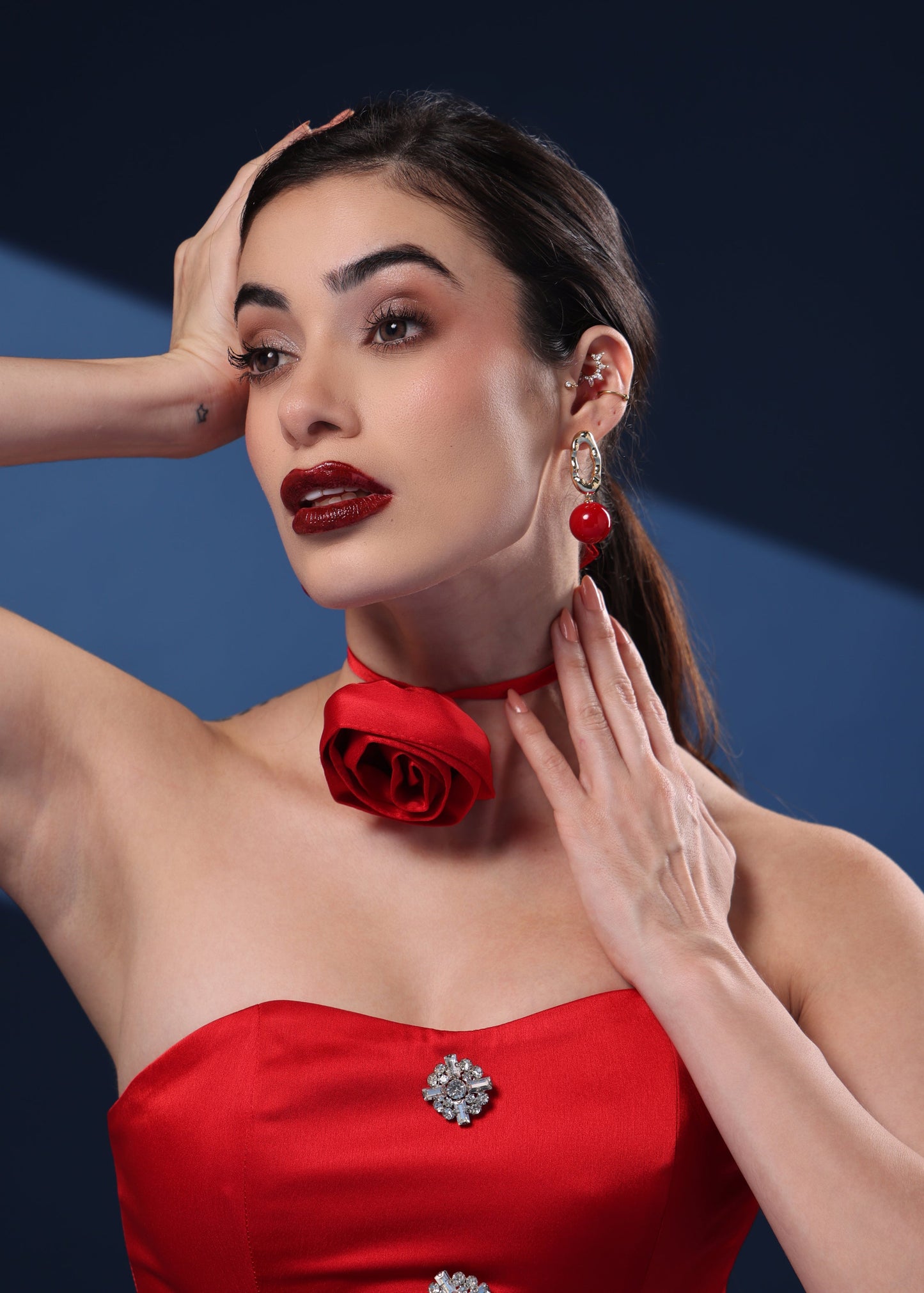 CHERRY DROP EARRINGS