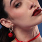 CHERRY DROP EARRINGS