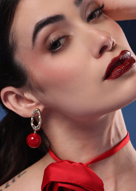 CHERRY DROP EARRINGS