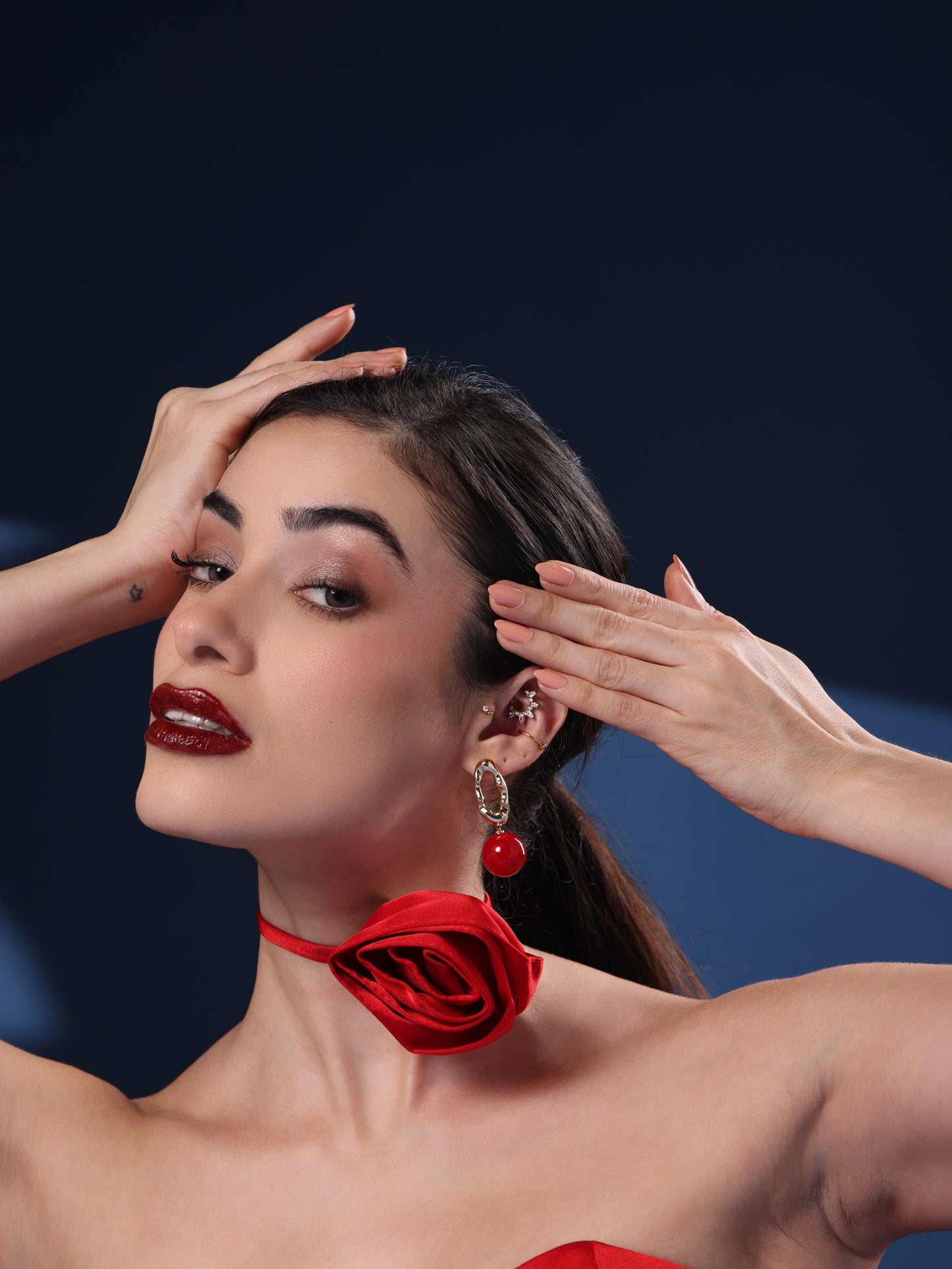 CHERRY DROP EARRINGS