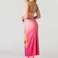 BLOSSOM HALTER MIDI DRESS