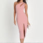 BLUSH PINK MIDI DRESS